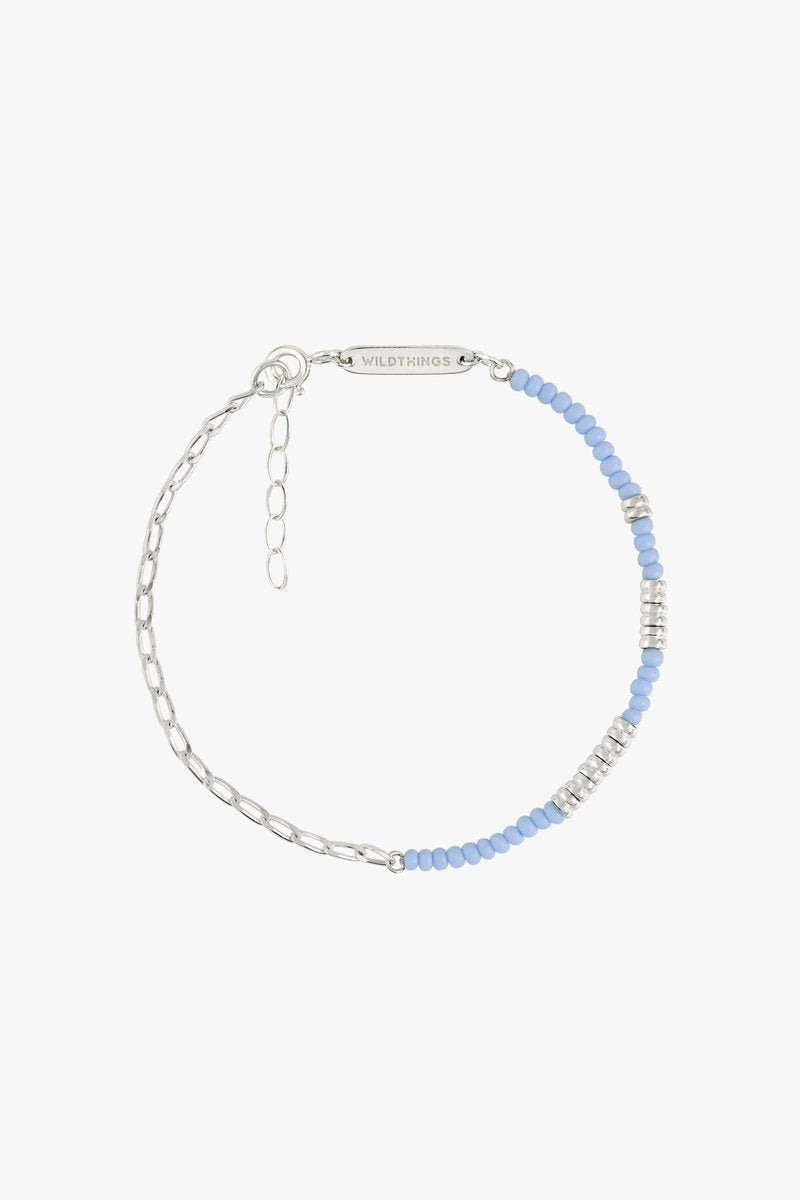 Think Twice Chain Bracelet Blue