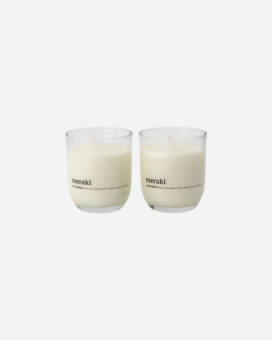 Scented candle, Wild meadow (2p)