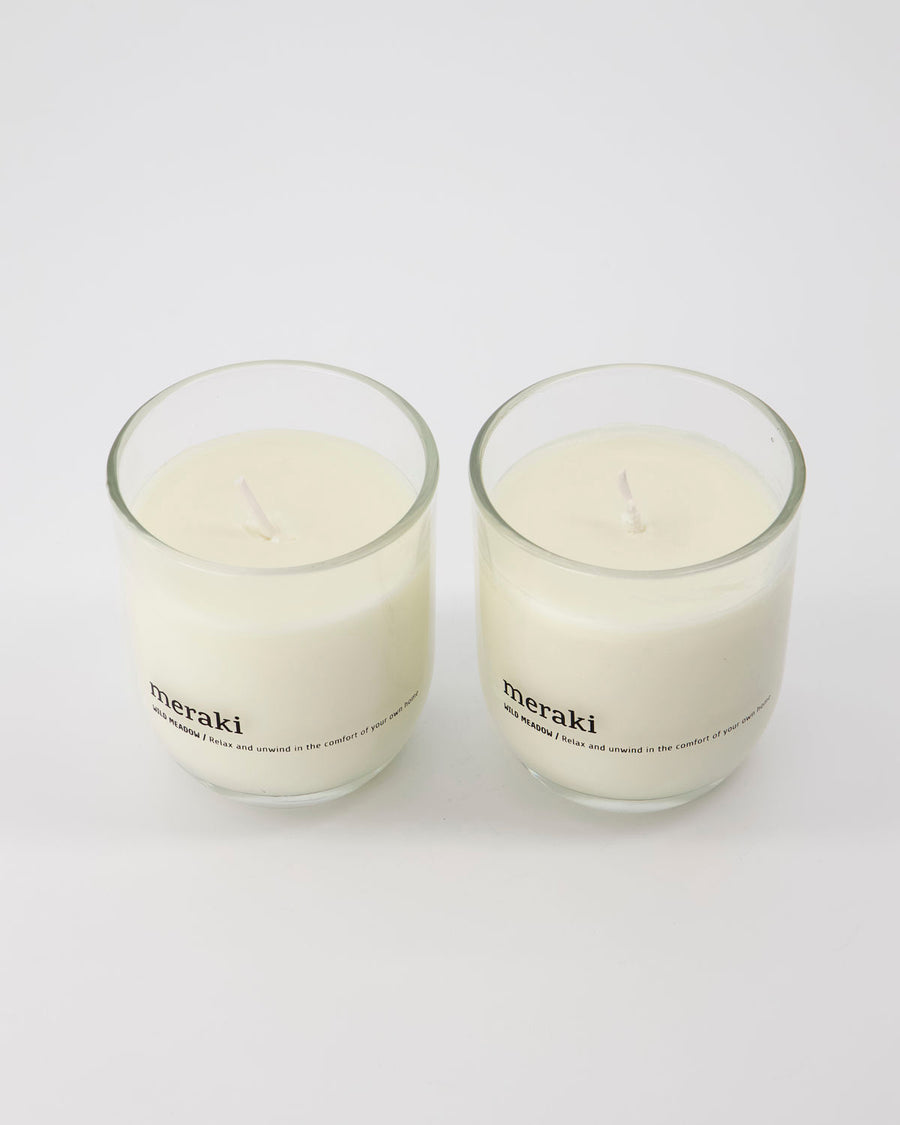 Scented candle, Wild meadow (2p)