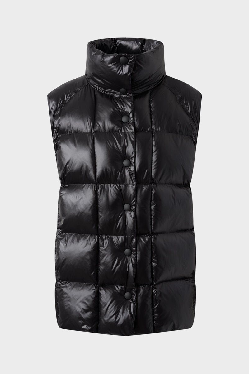 Fiola Puffer Vest Black