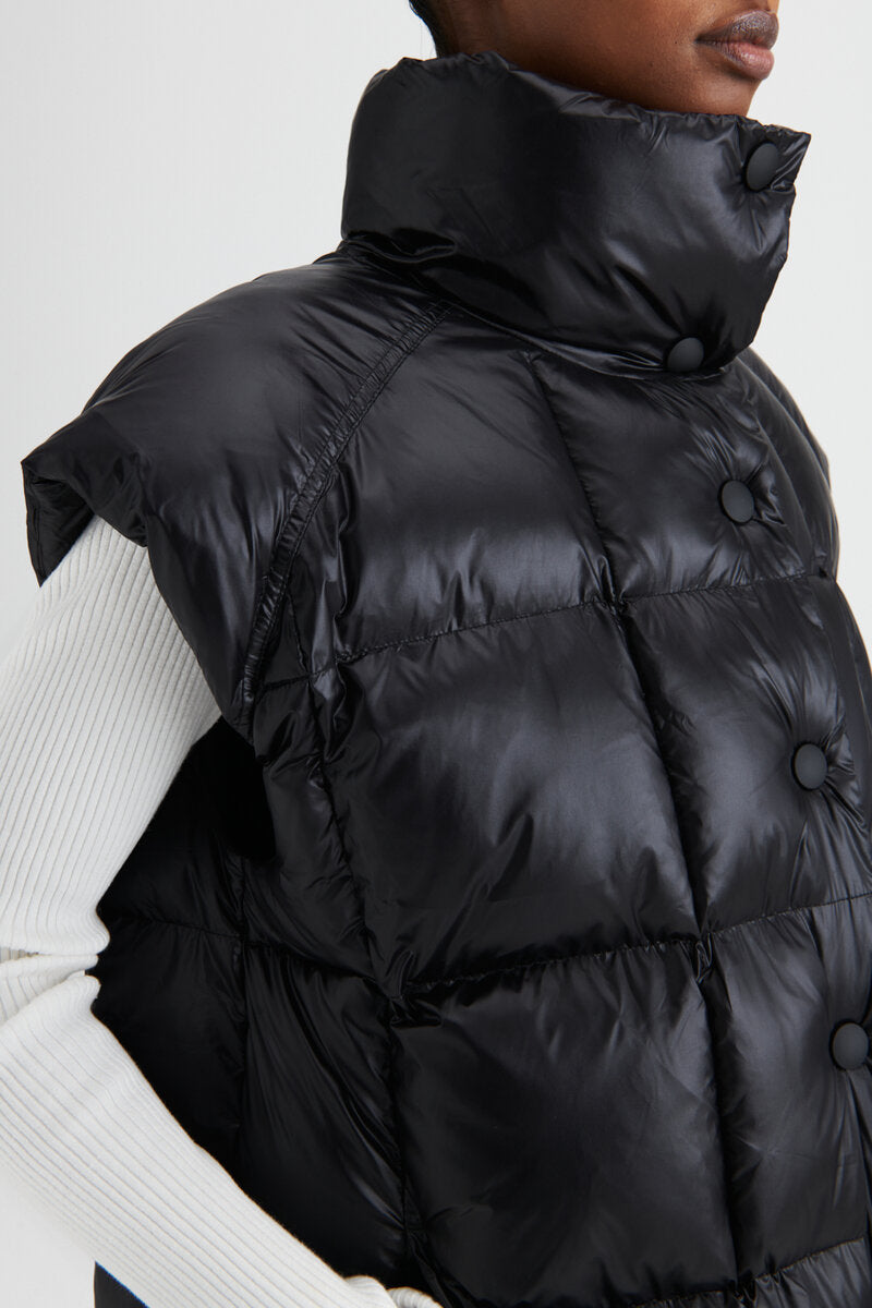 Fiola Puffer Vest Black