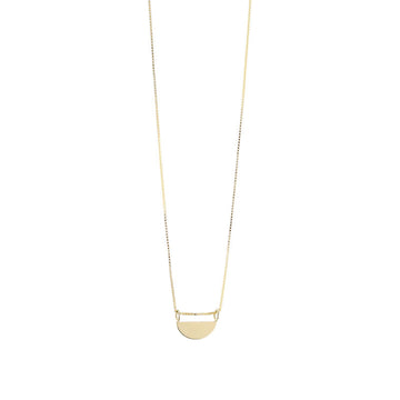 Large Rising Sun Necklace - goldplated