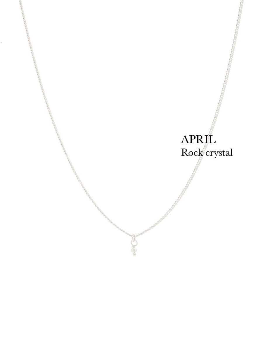 Birthstone necklace - April