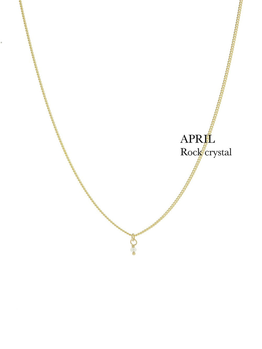 Birthstone necklace - April