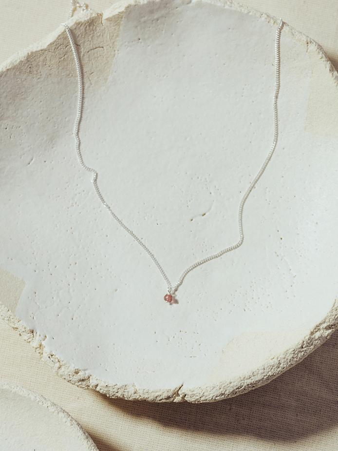 Birthstone necklace - February