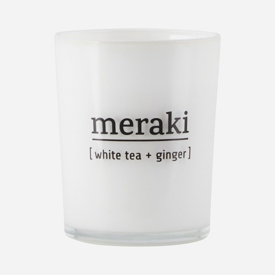 Small scented candle - White tea & ginger