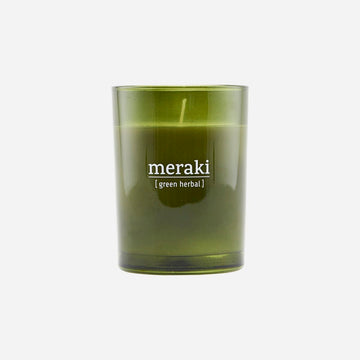Big scented candle - Green herbal