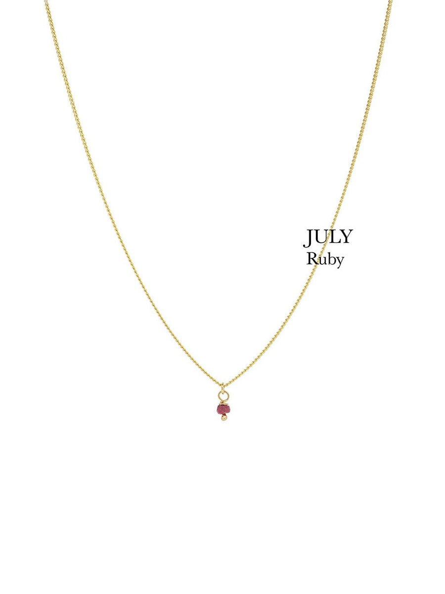 Birthstone necklace - July