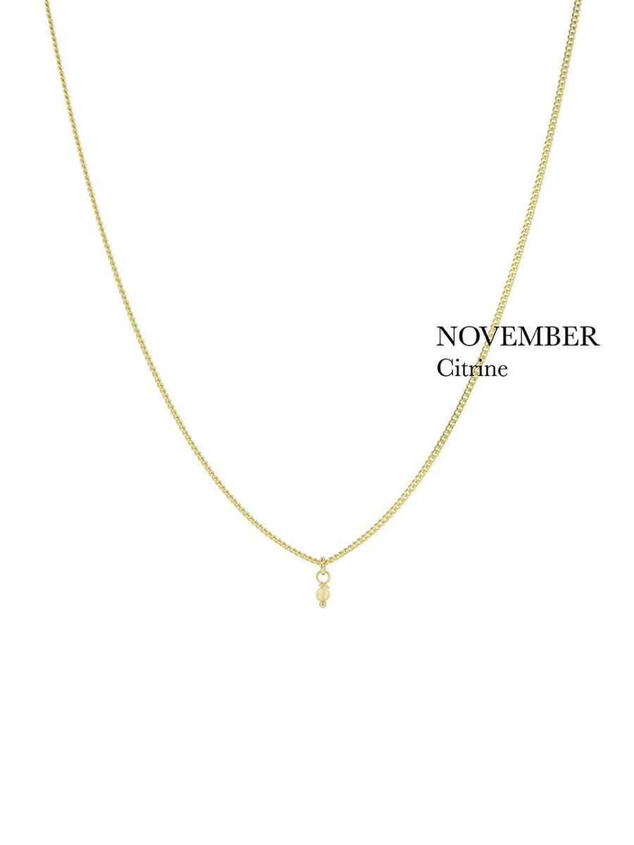 Birthstone necklace - November