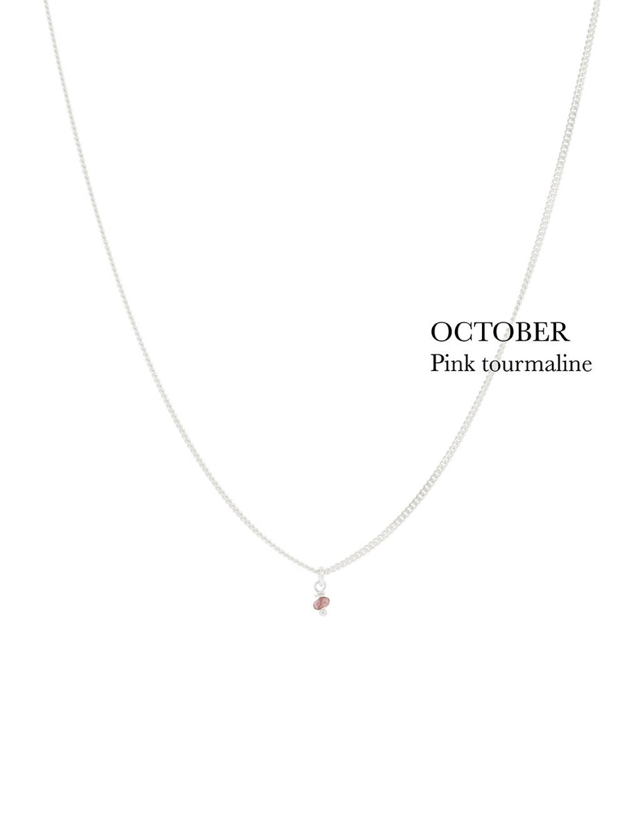 Birthstone necklace - October