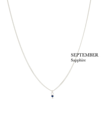 Birthstone necklace - September
