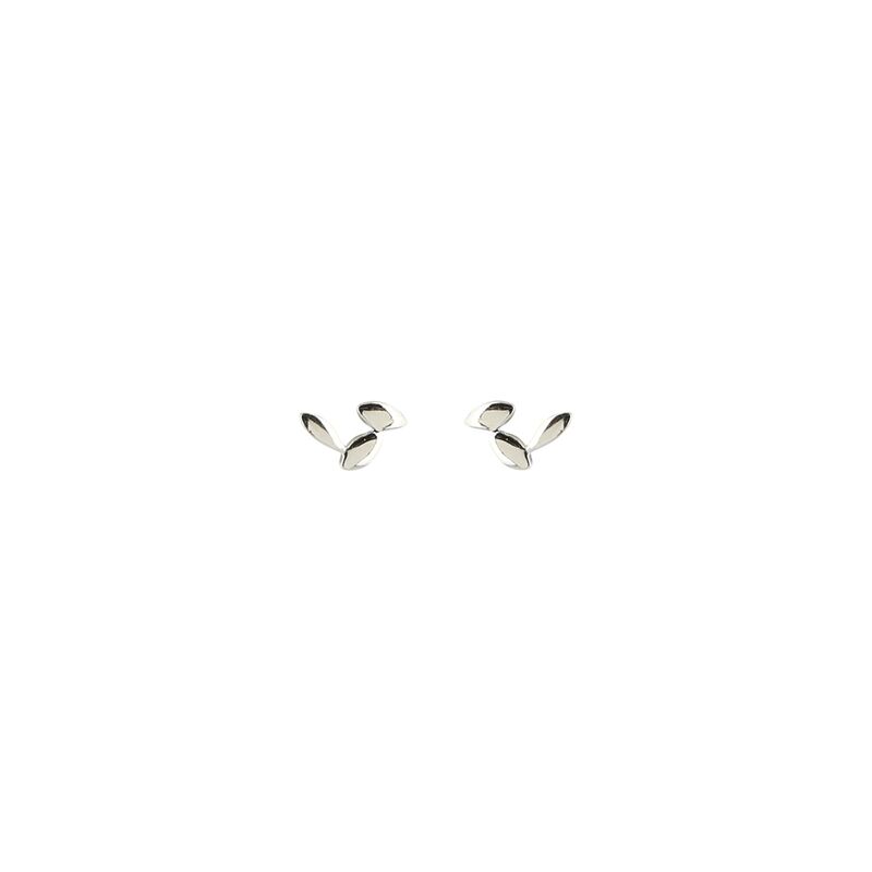 Small Olive Leaf Stud