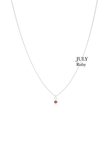 Birthstone necklace - July